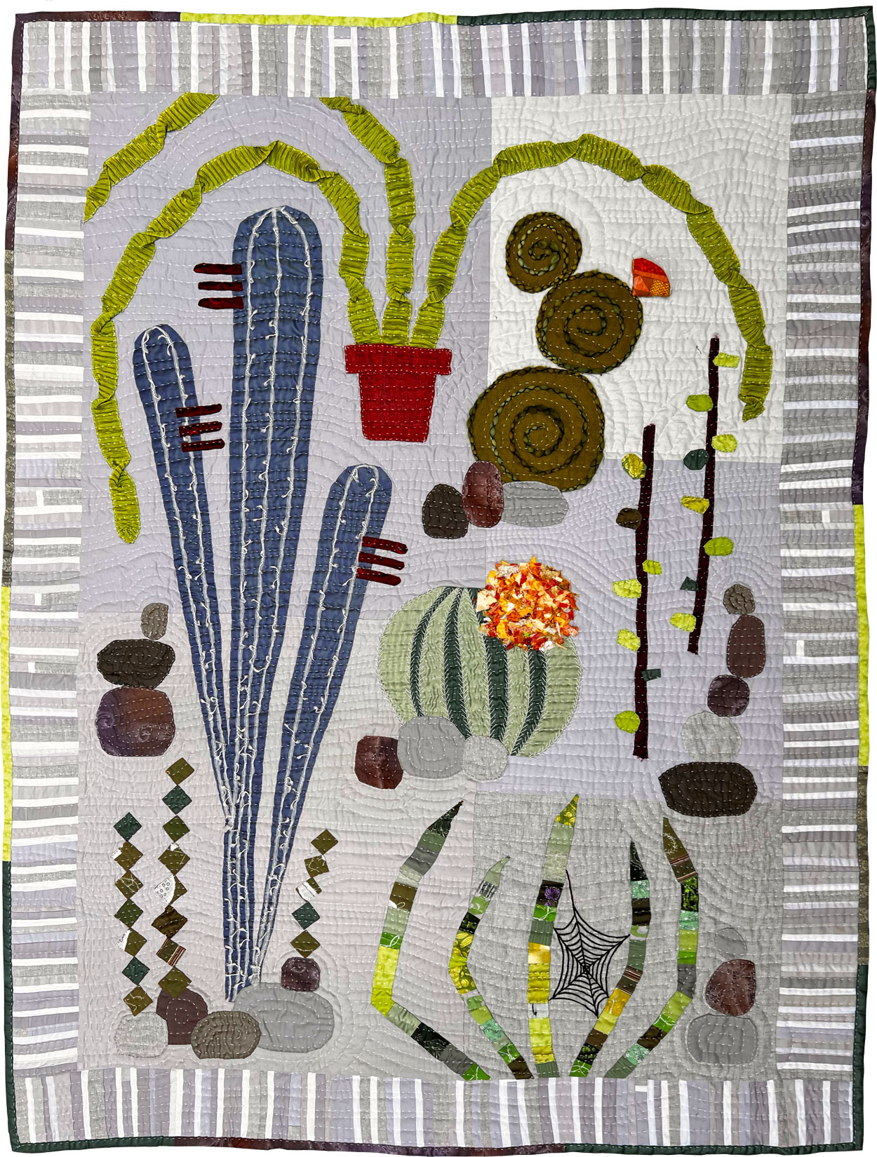Image of Cactus Garden Quilt by Robin Romain