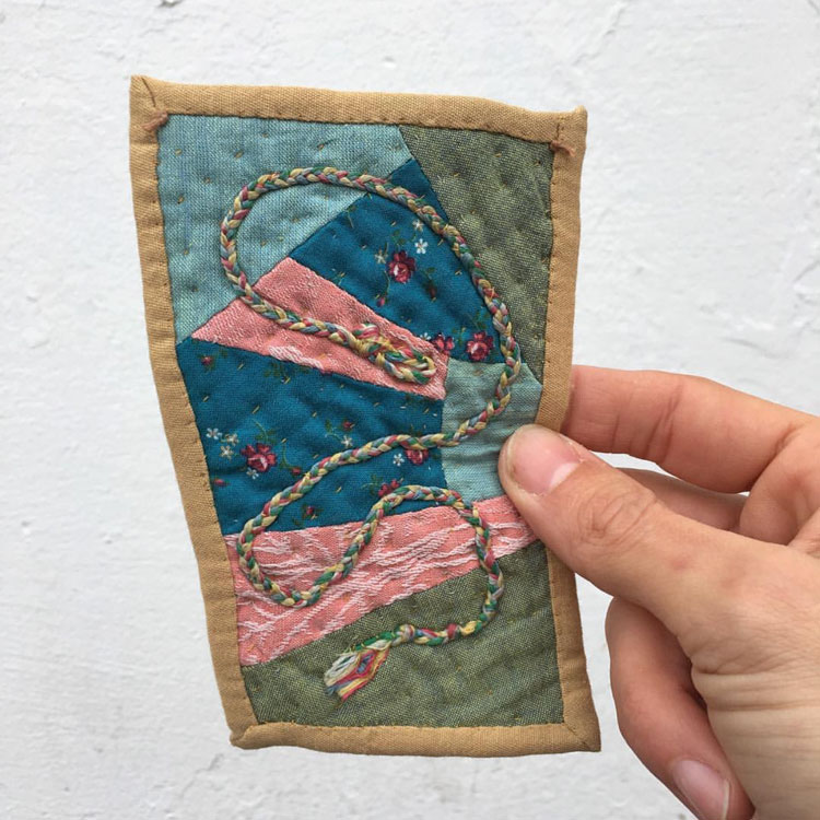 Detail of Copycat Quilt Series