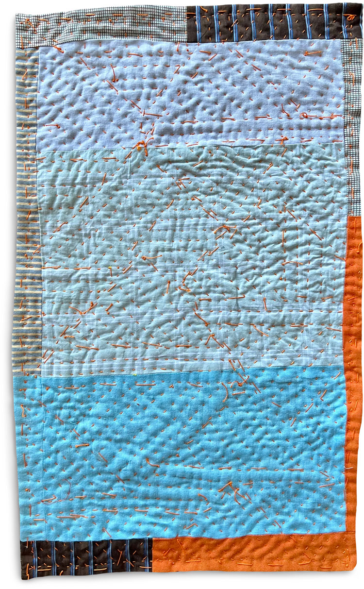 Detail of Geeses Pieces Quilt