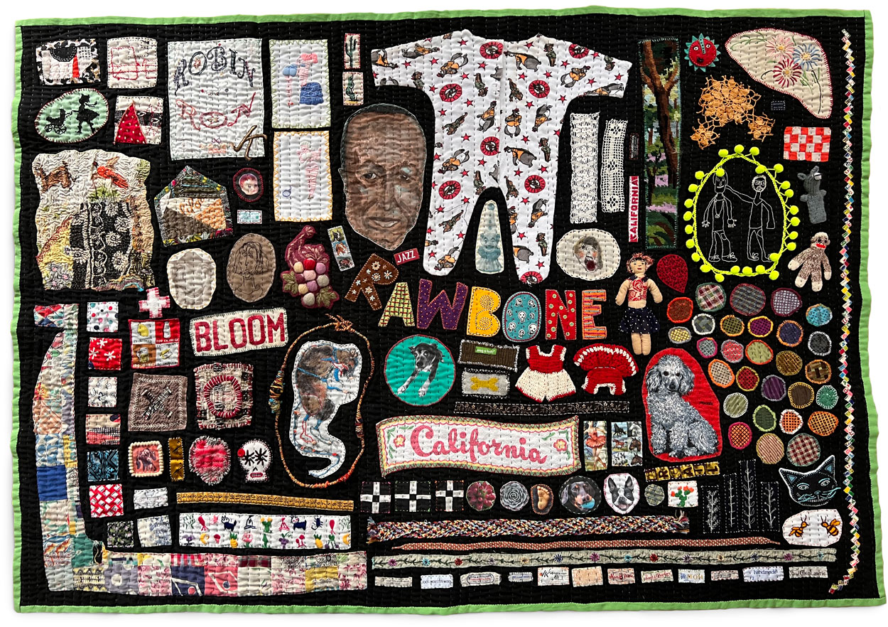 Image of Letting Go, Hanging On Quilt by Robin Romain